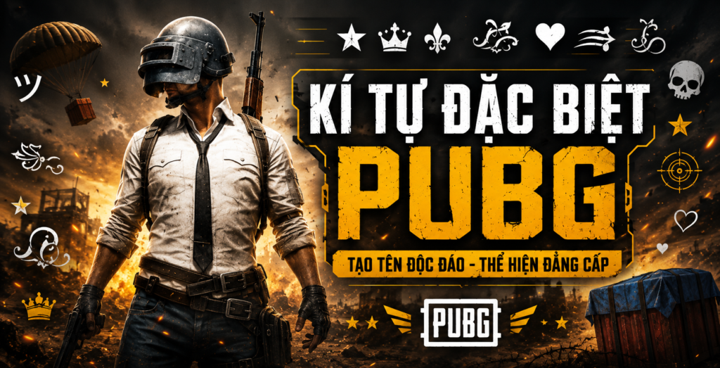 kí tự đặc biệt pubg
